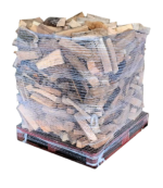 1Palette de Bois de Chauffage en Charme Séché au Four - Bûches 33cm