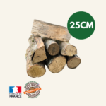 Bois de chauffage Chêne sec 25 cm – 1,5 stère